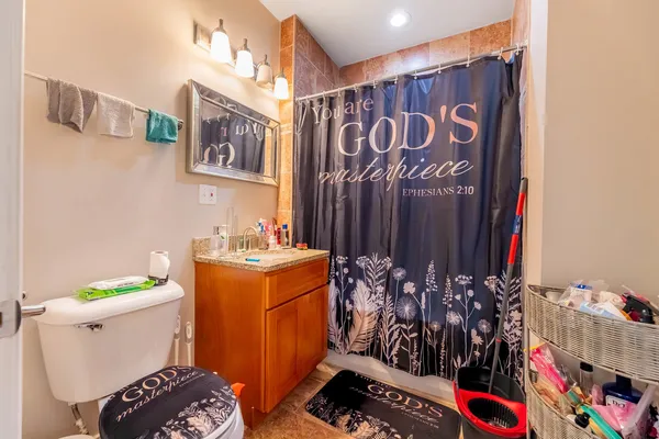 a room with storage and utility