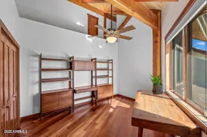 a view of outdoor space with trees