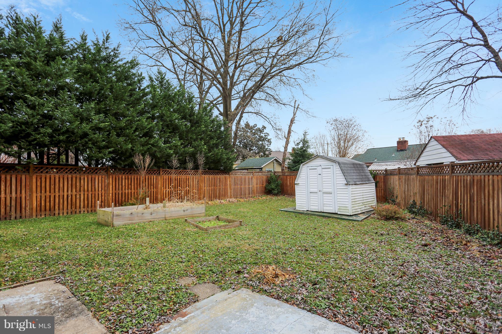 1804 Eldon Lane Silver Spring, MD 20902 - Photo 38 of 44 Large, Fenced Yard with Shed