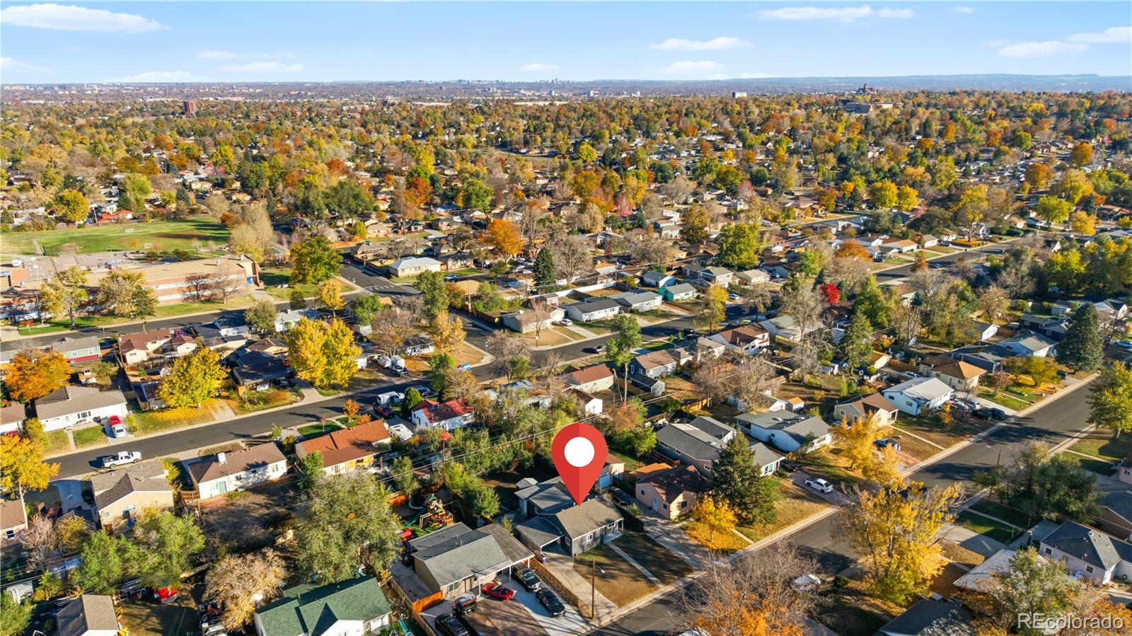 1550 South Xavier Street Denver, CO 80219 - Photo 37 of 46 an aerial view of multiple house