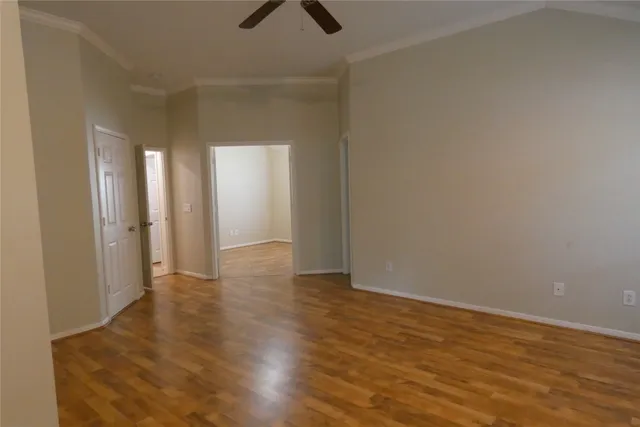wooden floor in an empty room