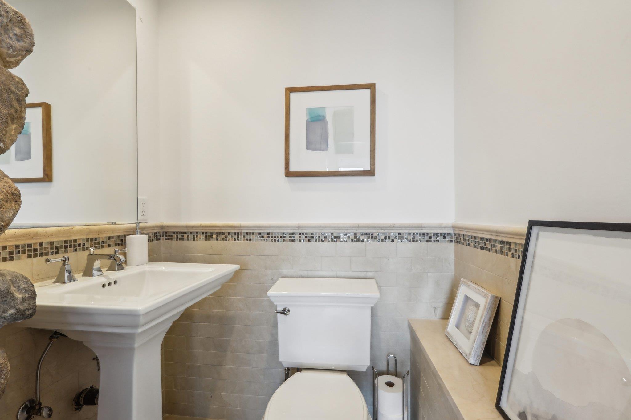 2 Washington Avenue Nyack, NY 10960 - Photo 20 of 50 a bathroom with a sink mirror vanity and toilet