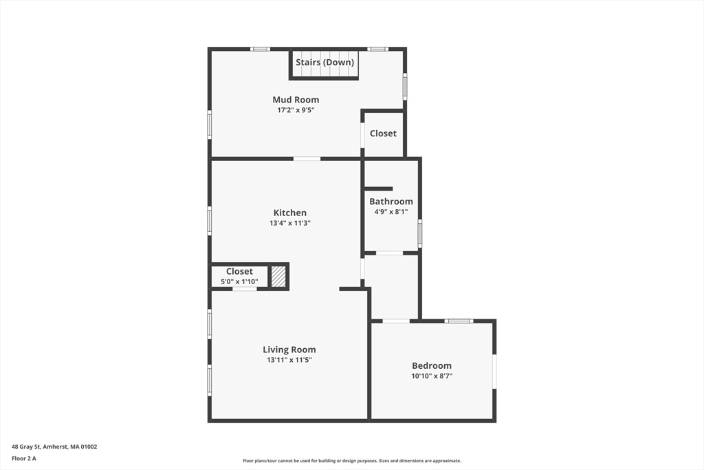 48 Gray Street Amherst, MA 01002 - Photo 42 of 42 a picture of a floor plan