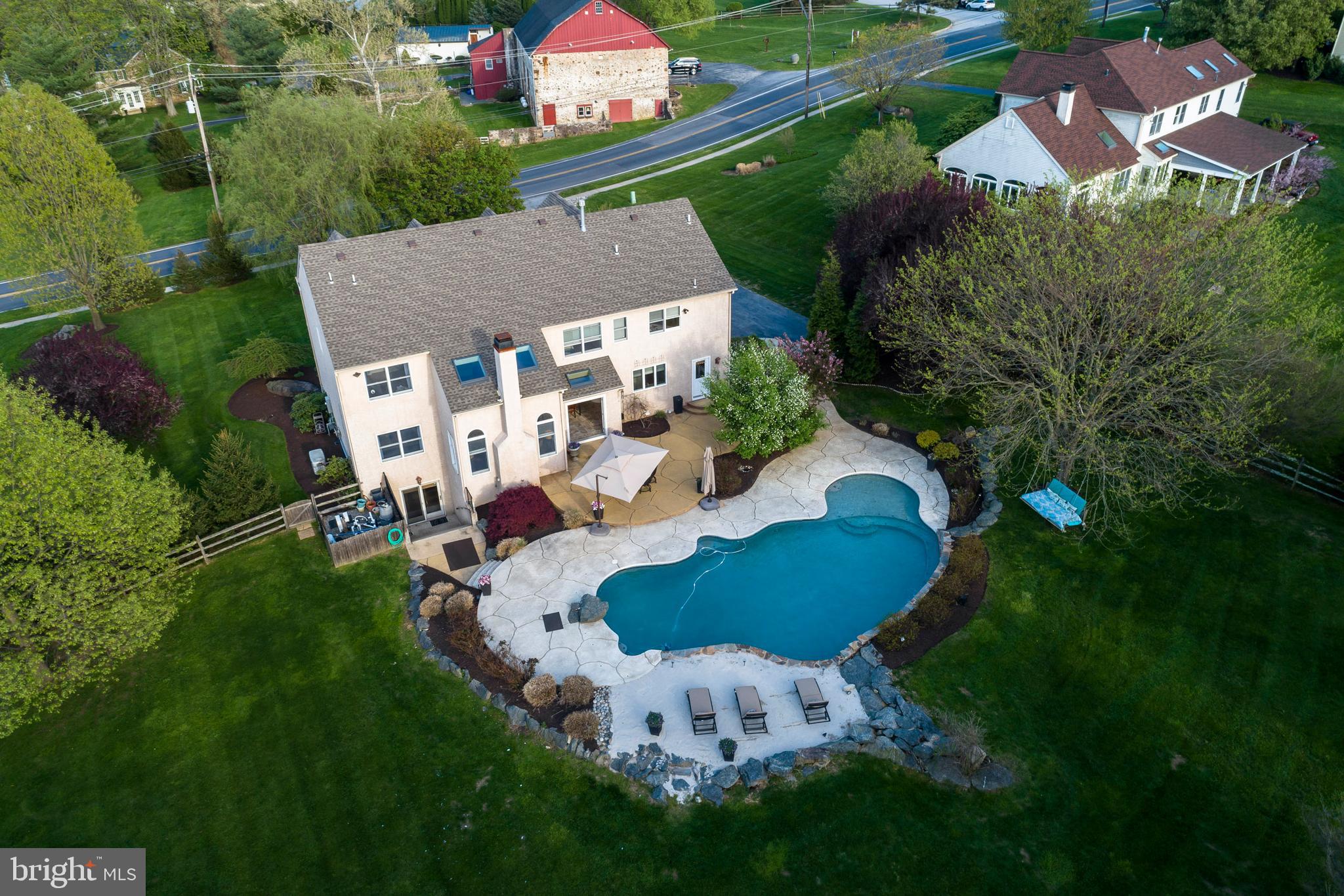 Aerial View back Side