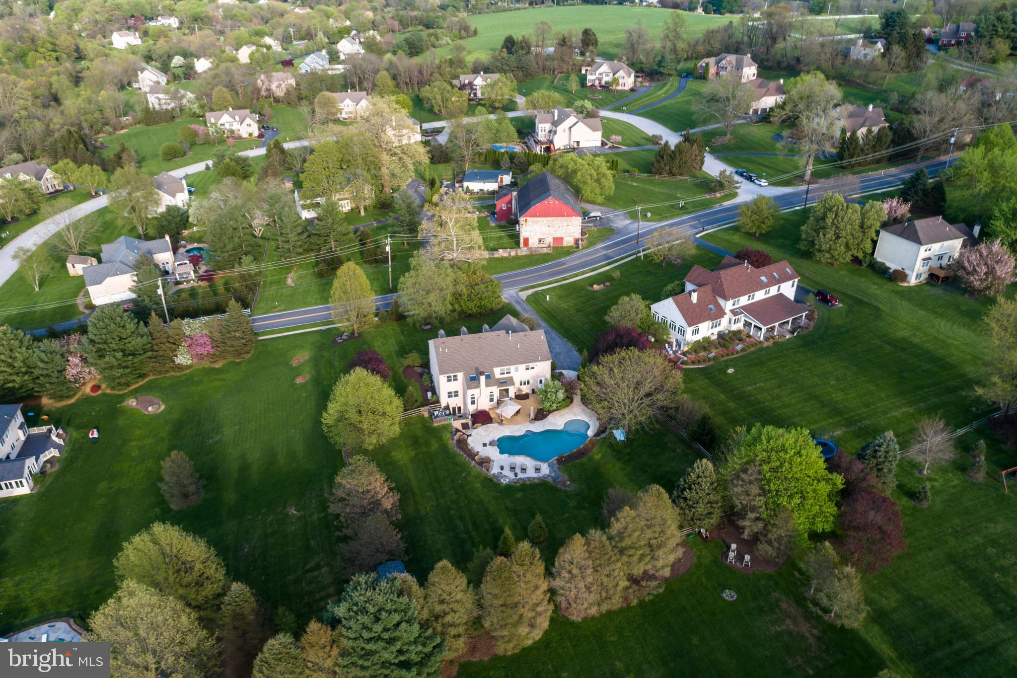141 Moore Road Downingtown, PA 19335 - Photo 8 of 44 Aerial View Back