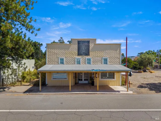 a view of building with front door