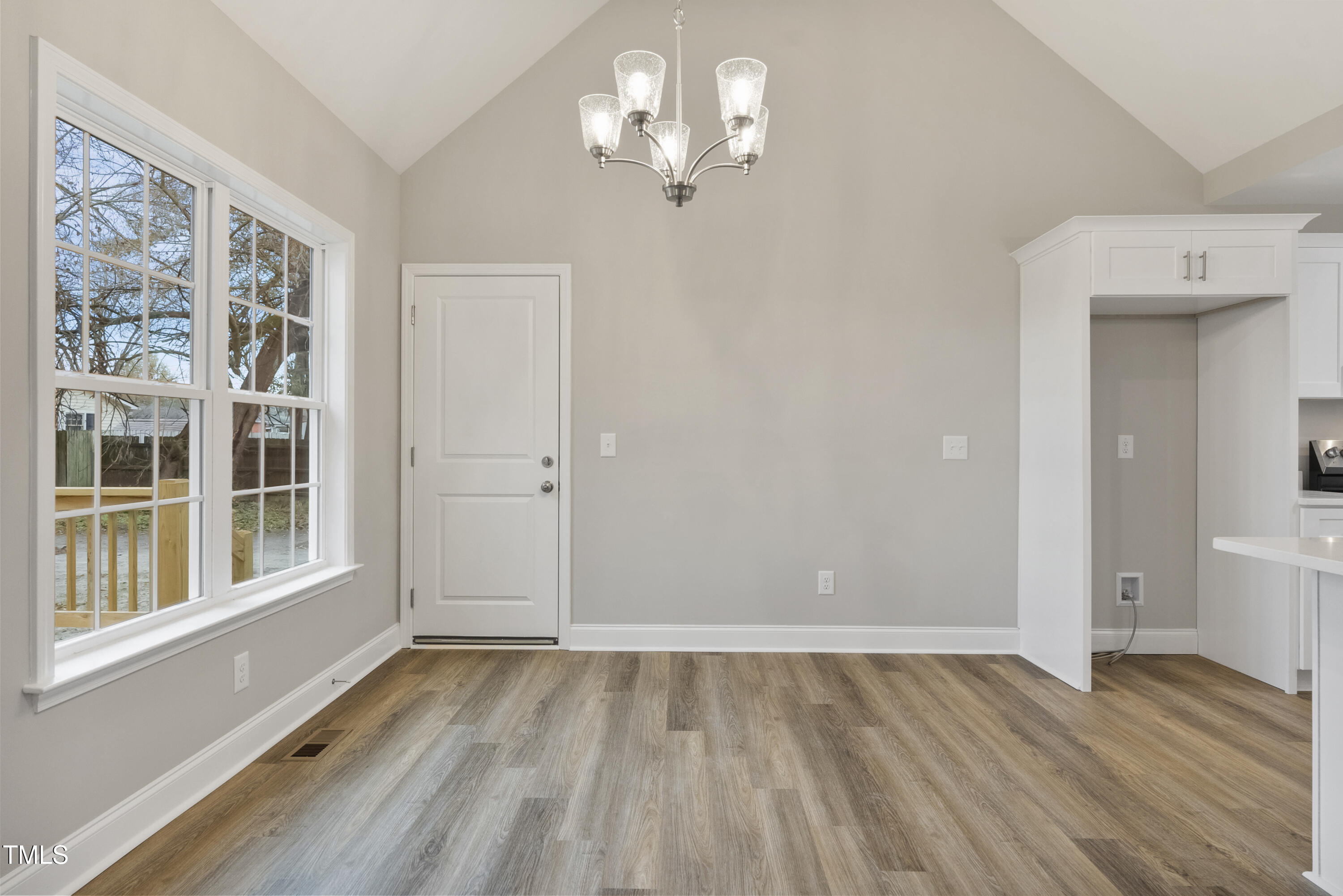 552 Rowan Road Clinton, NC 28328 - Photo 14 of 46 a view of empty room with wooden floor and fan