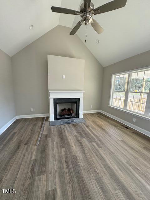552 Rowan Road Clinton, NC 28328 - Photo 45 of 46 an empty room with windows fireplace and a ceiling fan