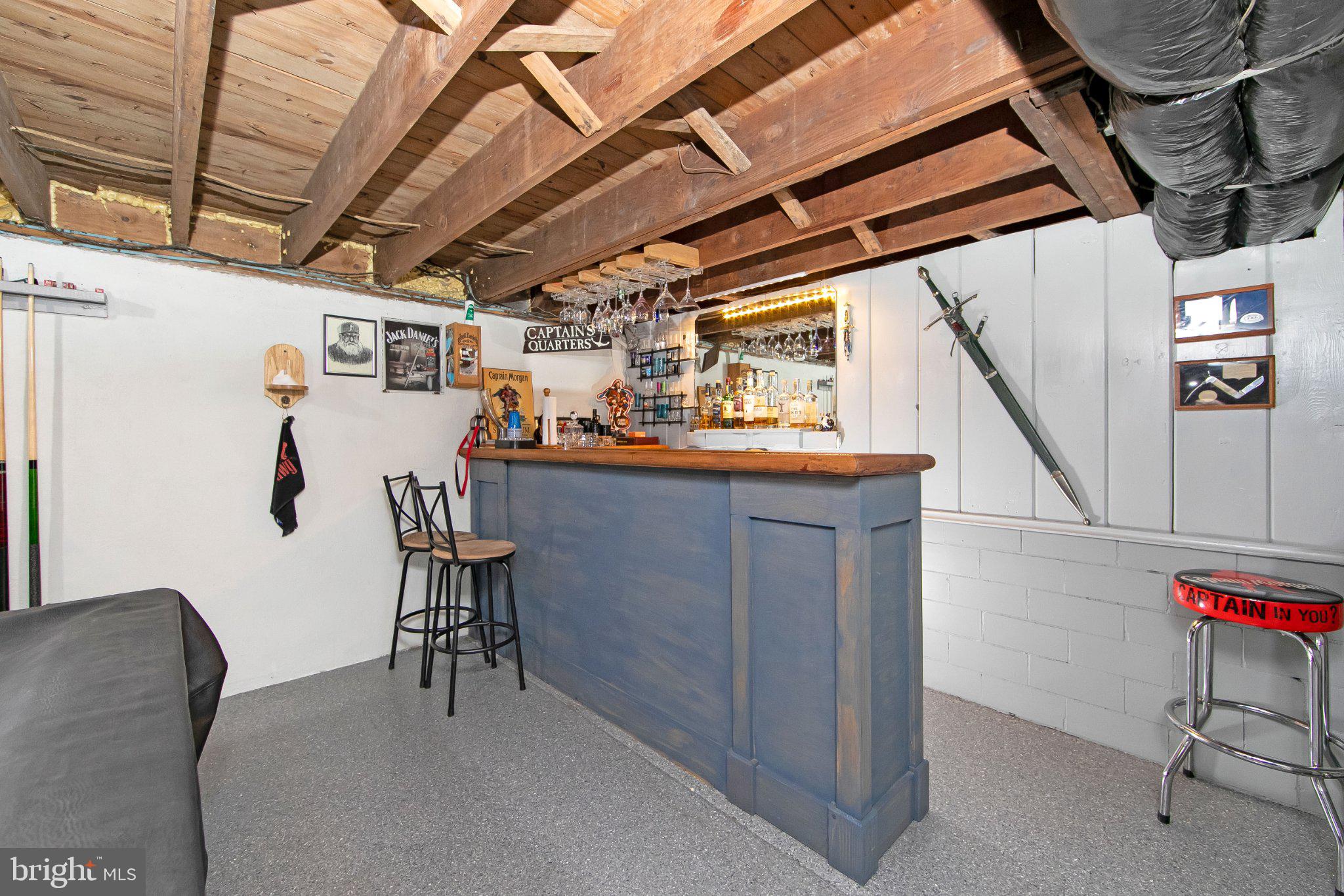 332 South Fellowship Road Maple Shade, NJ 08052 - Photo 27 of 39 Cozy basement bar with rustic charm.