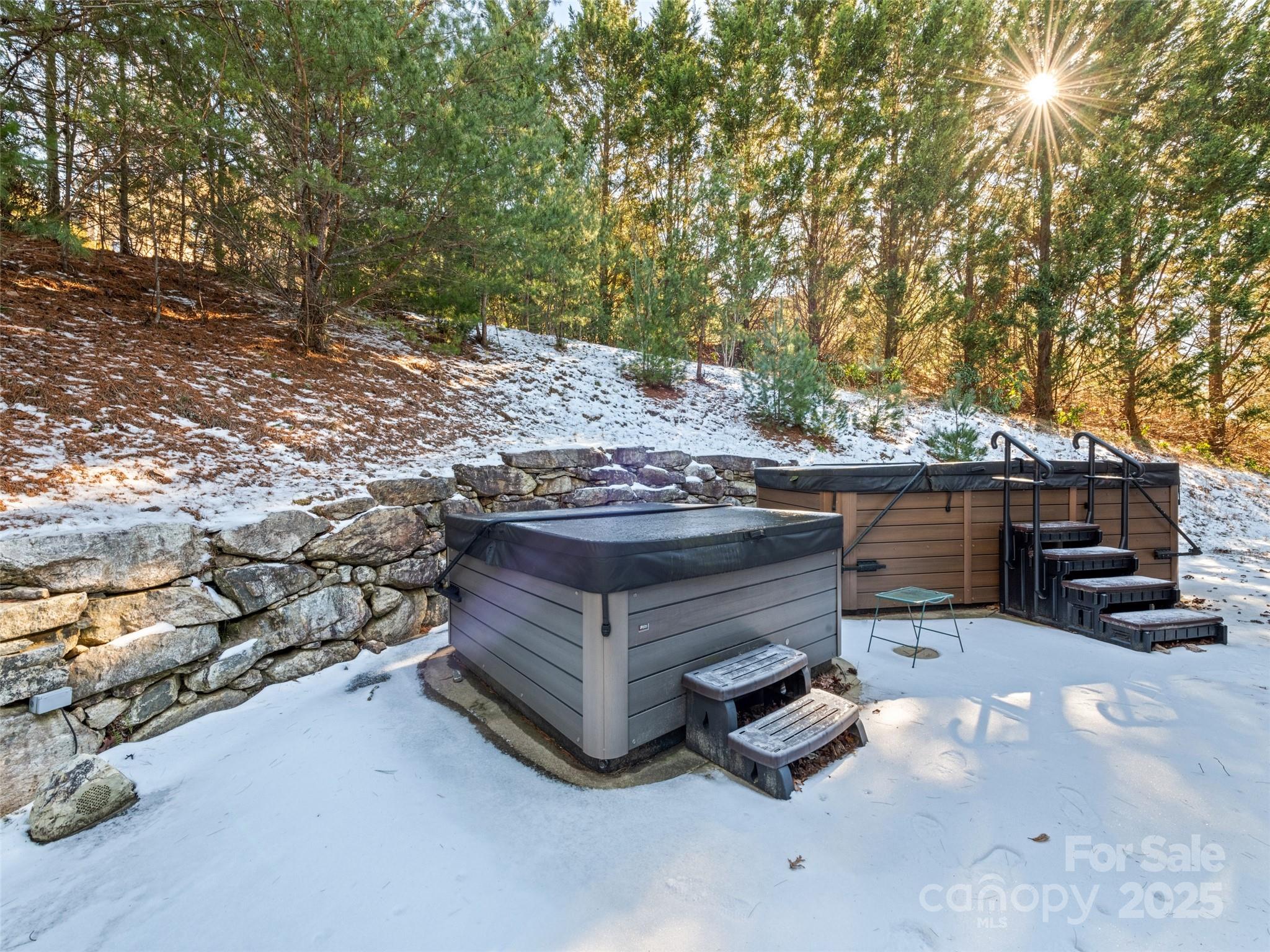 15 Lone Coyote Ridge Fletcher, NC 28732 - Photo 11 of 46 a view of a backyard with sitting area