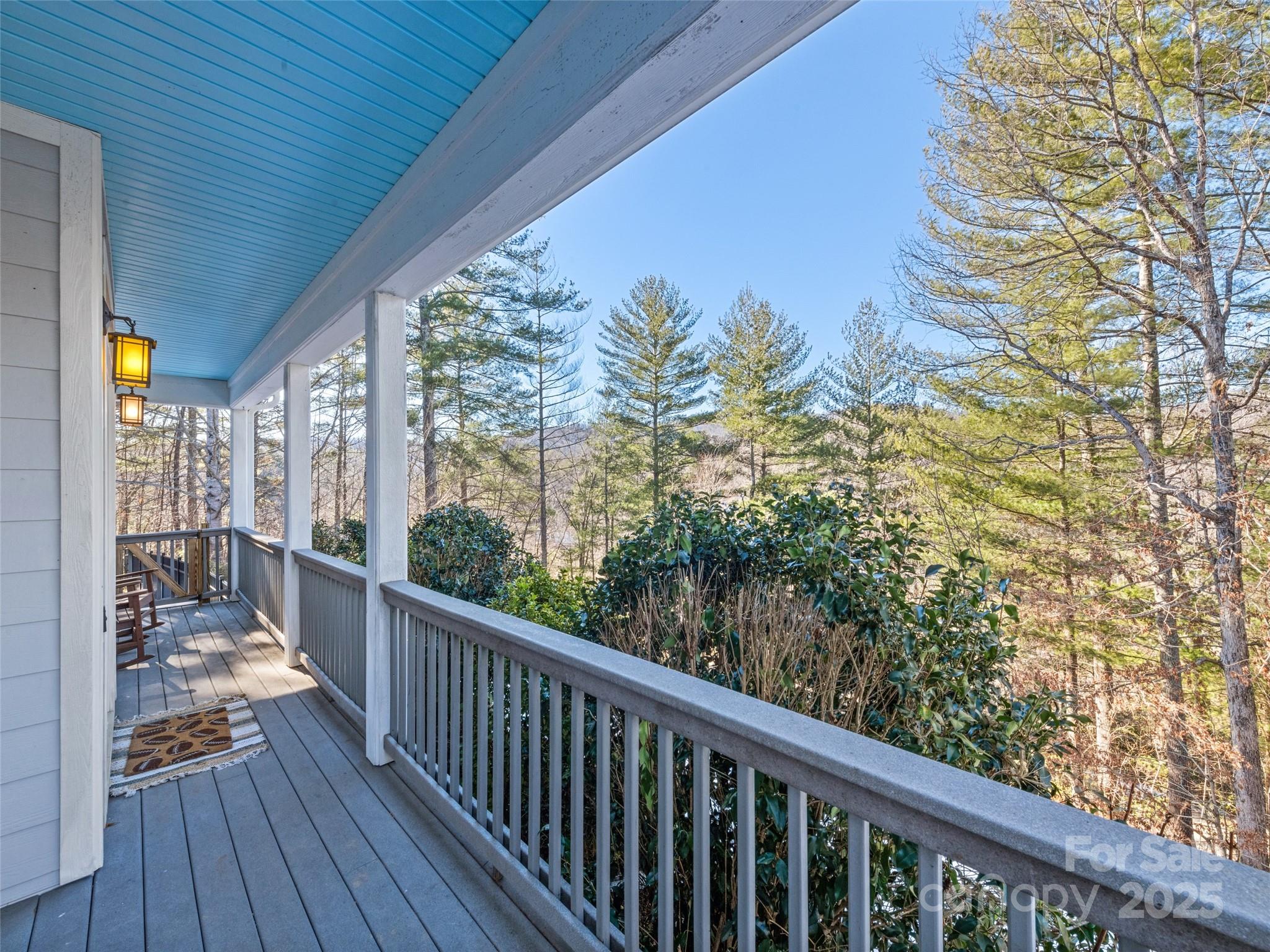 15 Lone Coyote Ridge Fletcher, NC 28732 - Photo 12 of 46 a view of balcony with wooden floor
