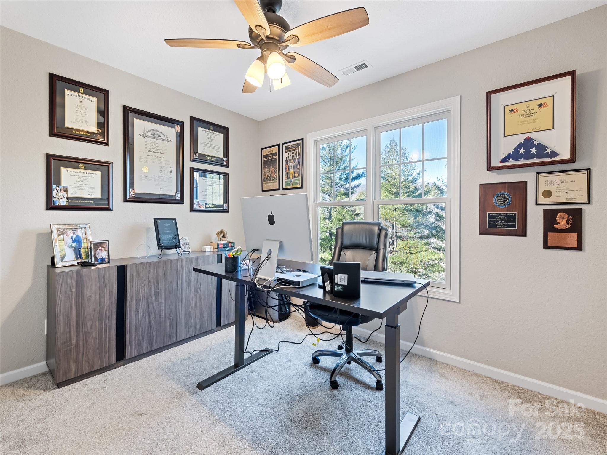 15 Lone Coyote Ridge Fletcher, NC 28732 - Photo 45 of 46 a view of a workspace with furniture and a window