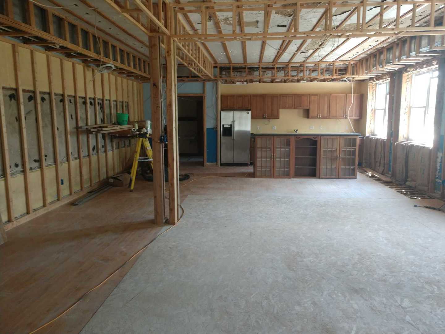 350 County Line Road Lee, IL 60530 - Photo 8 of 31 a view of empty room with wooden walls