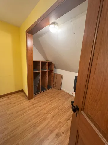 a room with storage and utility