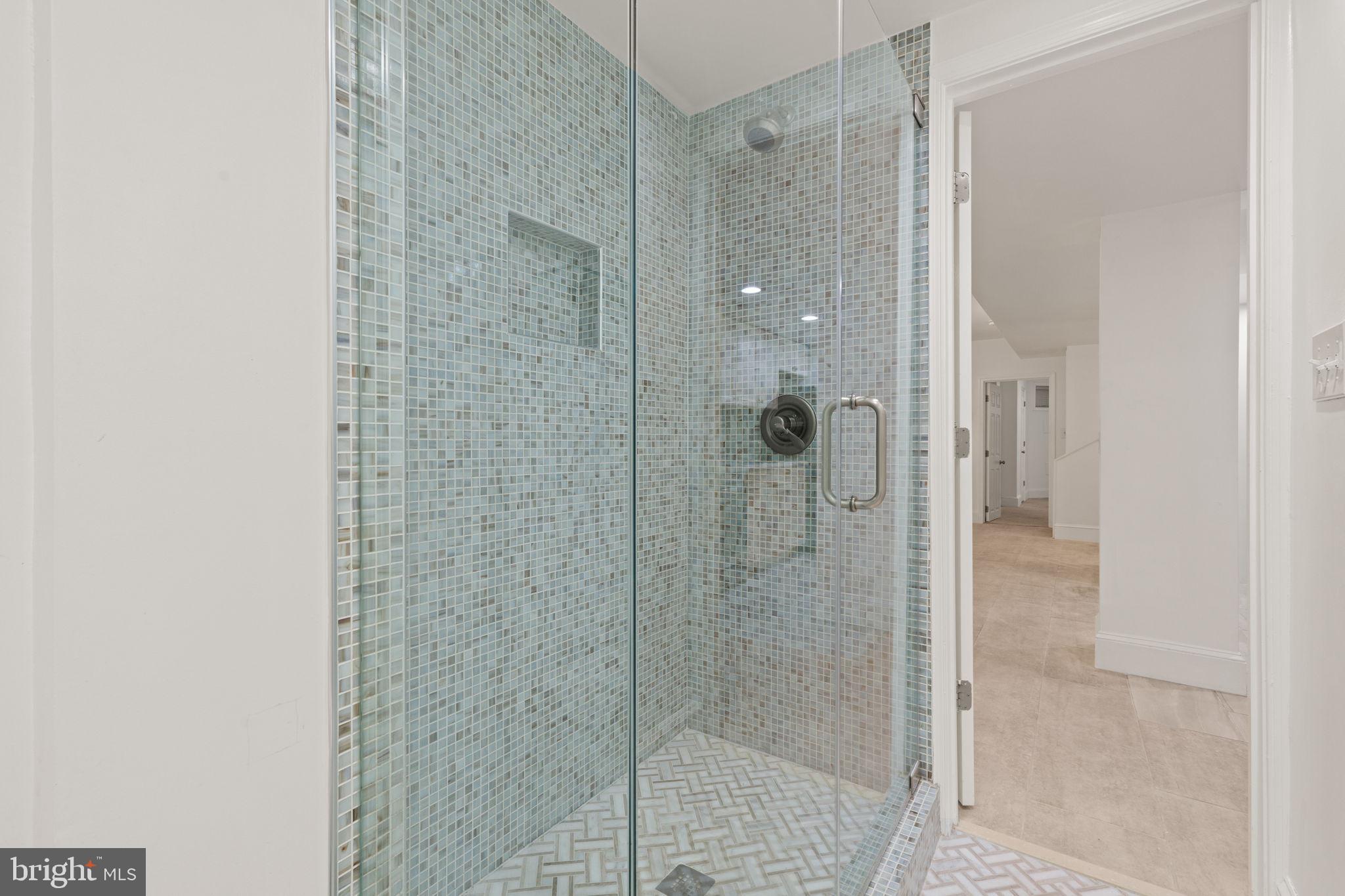 1308 Park Road Northwest, Unit 2 Washington, DC 20010 - Photo 11 of 17 a bathroom with a shower and a sink
