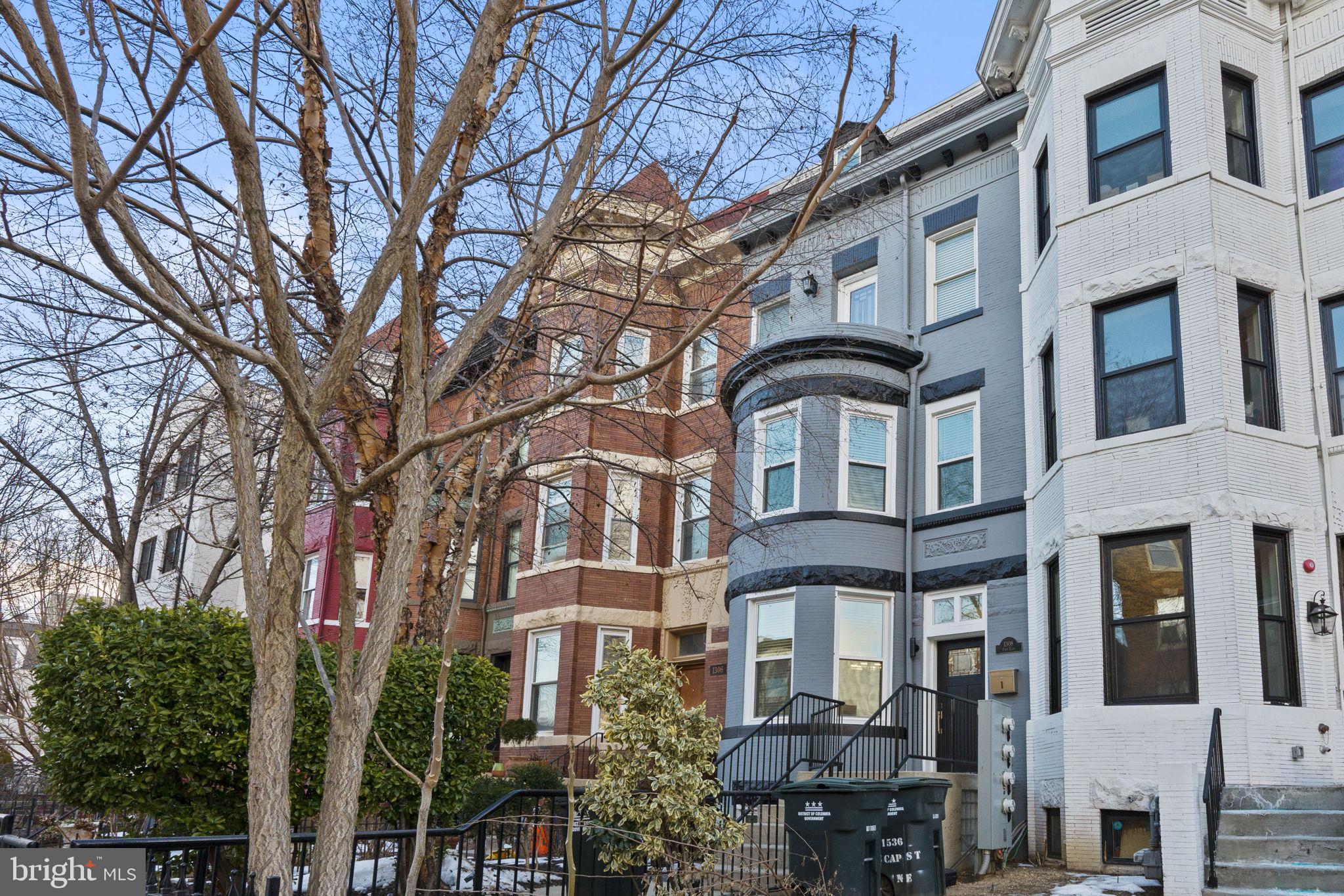 1308 Park Road Northwest, Unit 2 Washington, DC 20010 - Photo 17 of 17 a front view of a multi story residential apartment building