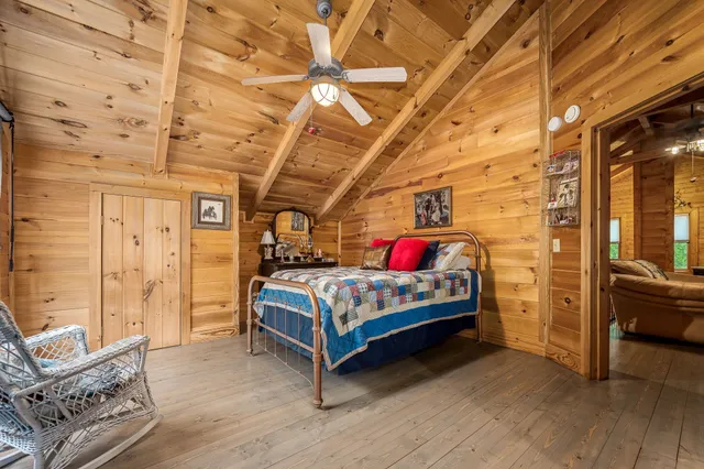 a view of a field of a building