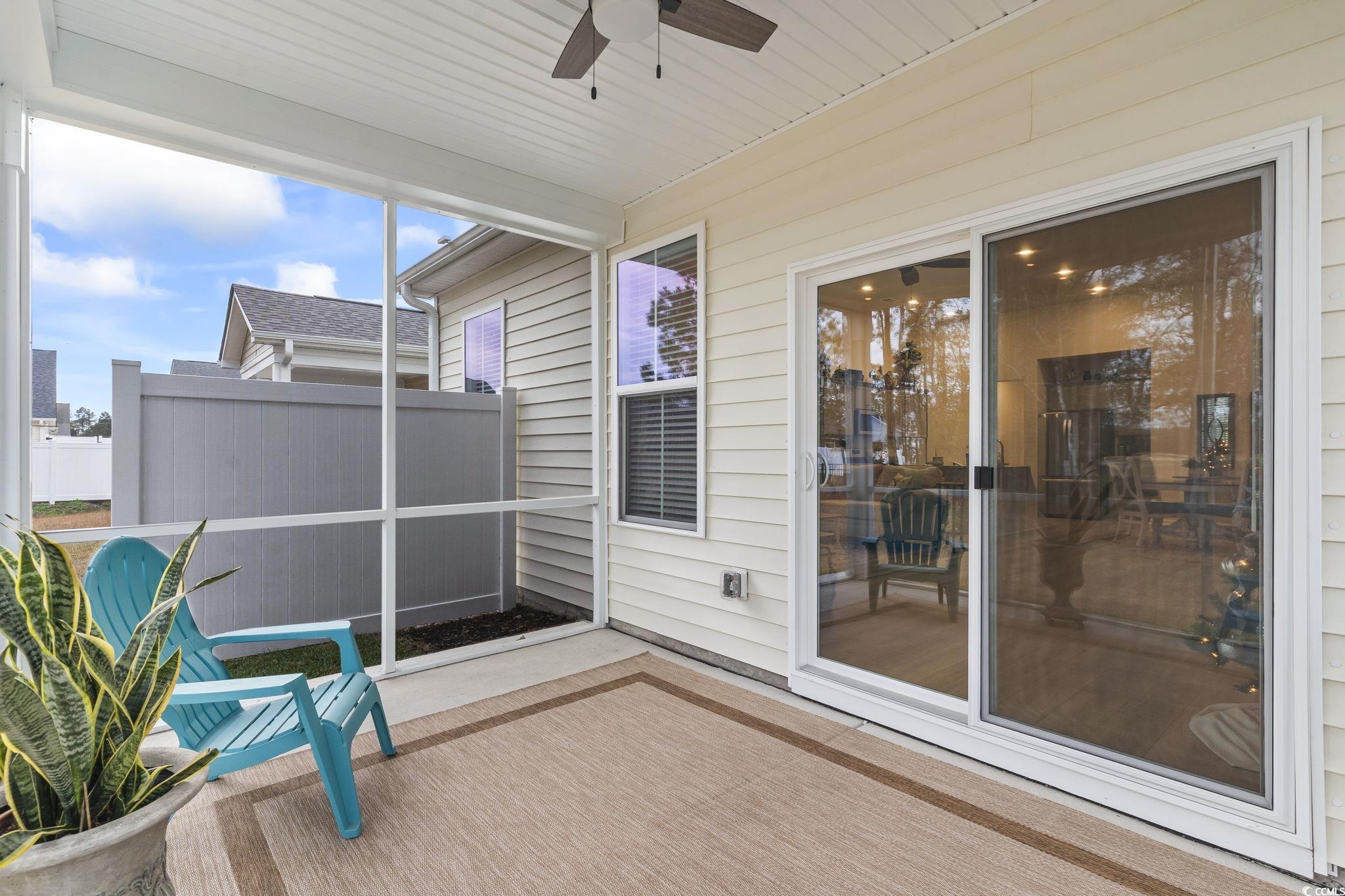 394 Sun Colony Boulevard Longs, SC 29568 - Photo 31 of 40 Privacy fence panel for added seclusion while enjoying screened in porch