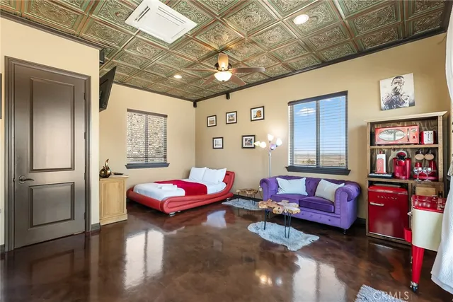 a view of wooden floor in front of a house