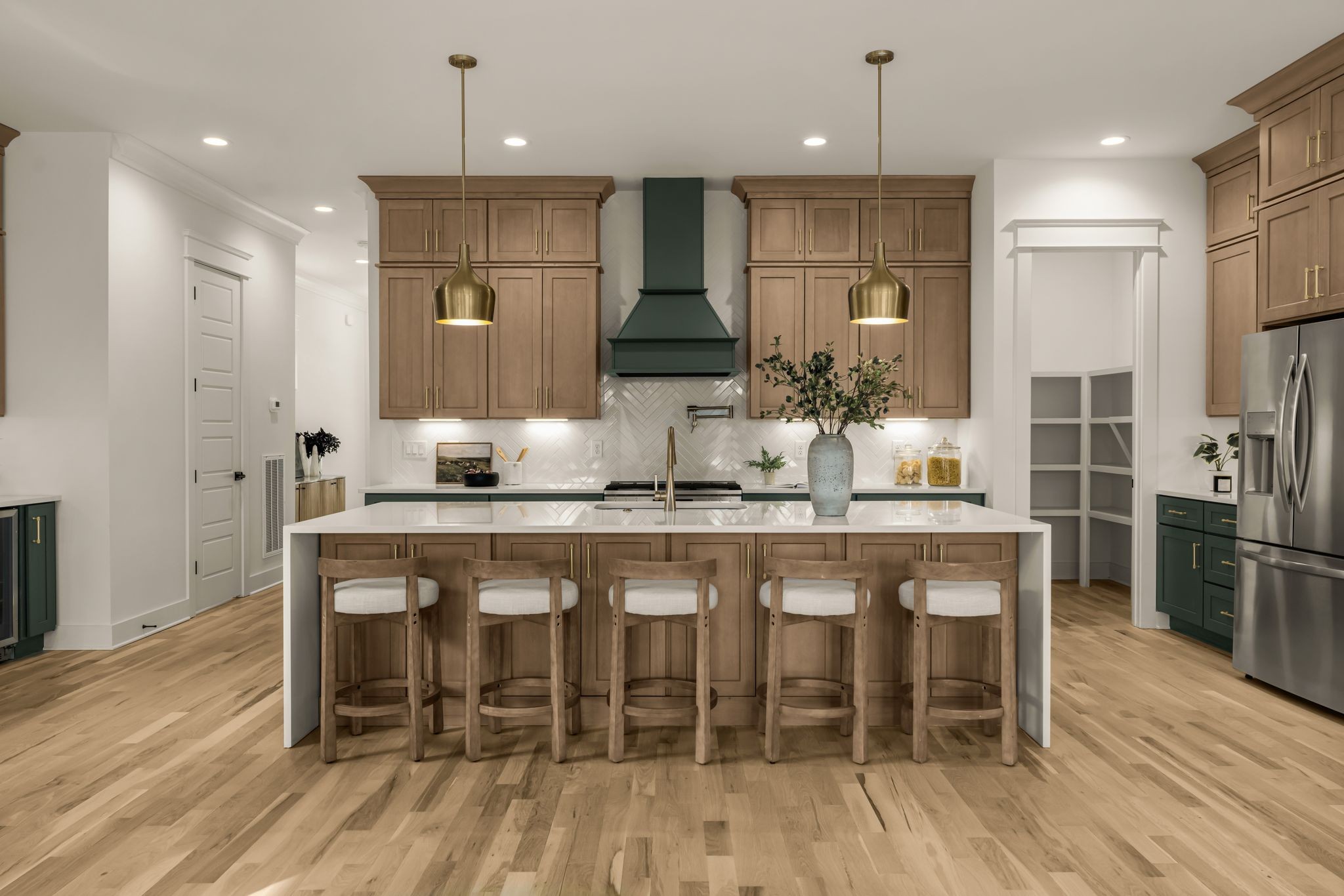 2512 Sheridan Road Nashville, TN 37206 - Photo 19 of 45 a kitchen with granite countertop kitchen island stainless steel appliances a sink and a refrigerator