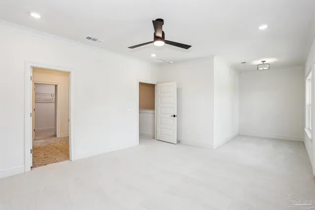 a view of an empty room