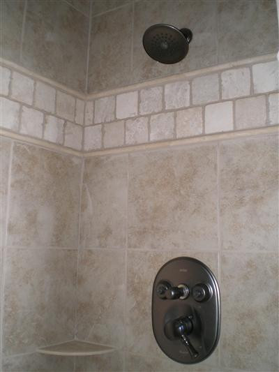 108 Mill Rock Road Nicholasville, KY 40356 - Photo 20 of 25 Decoratively tiled walk-in shower in mas