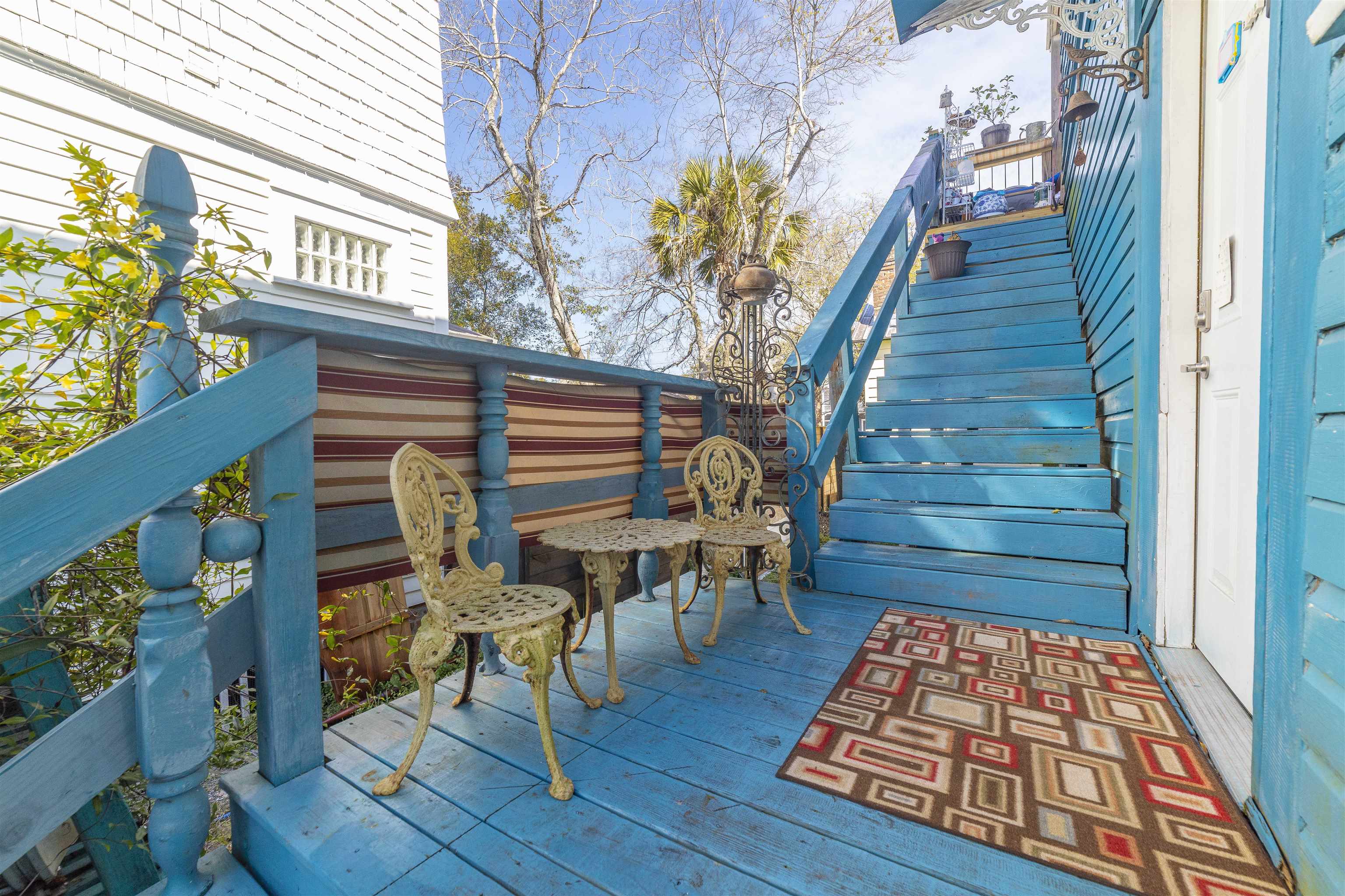 77 Oneida Street St. Augustine, FL 32084 - Photo 18 of 26 a outdoor view with a sitting space