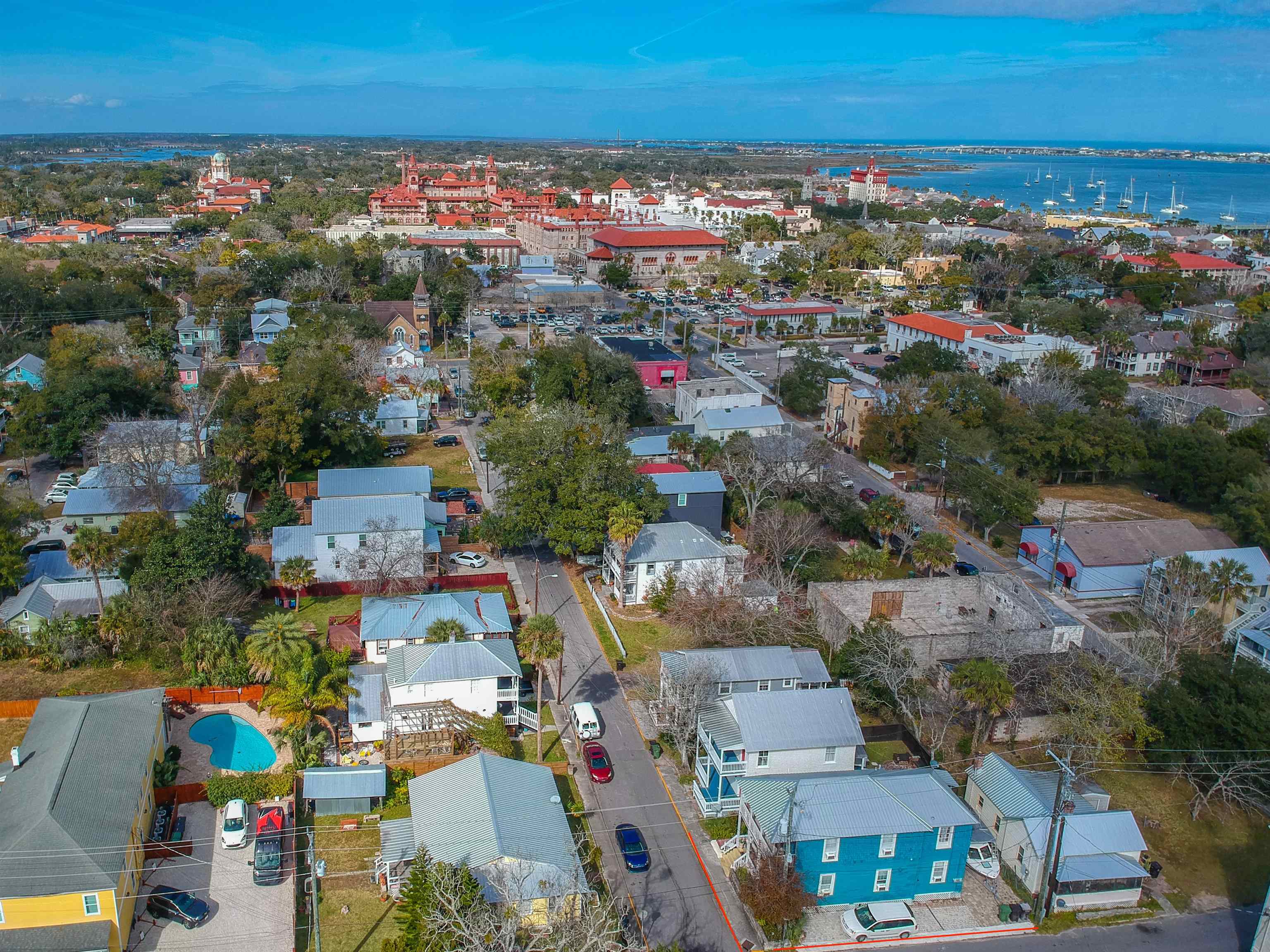 77 Oneida Street St. Augustine, FL 32084 - Photo 26 of 26 a view of city and ocean