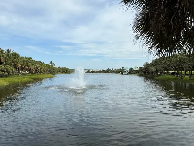 a view of a wooden door