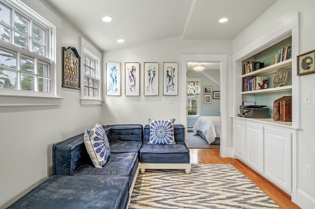 5 Gregory Street Marblehead, MA 01945 - Photo 17 of 29 a living room with furniture and painting on the wall