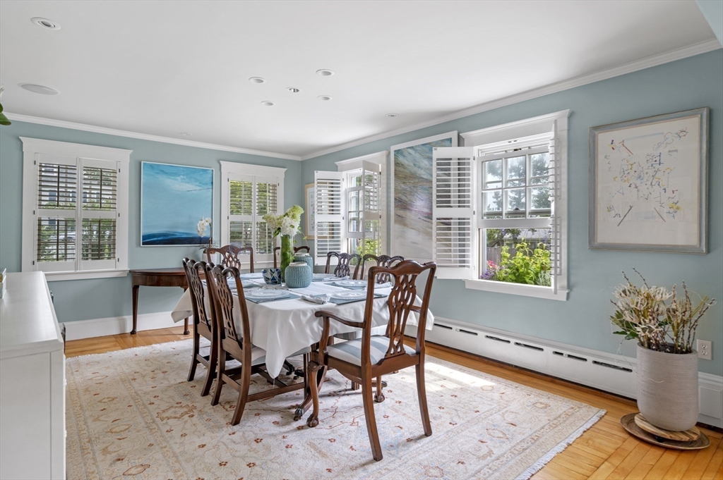 5 Gregory Street Marblehead, MA 01945 - Photo 8 of 29 a view of a dining room with furniture window and wooden floor