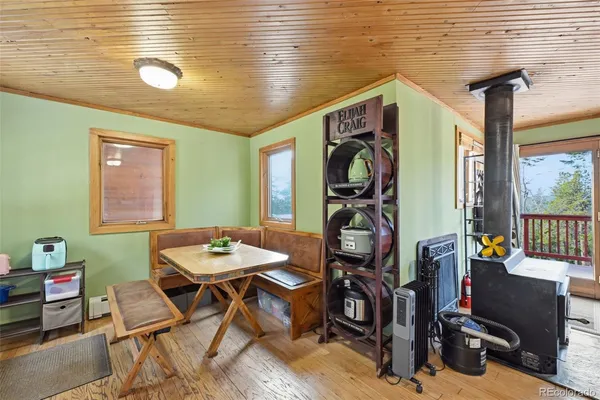 a view of a workspace with furniture