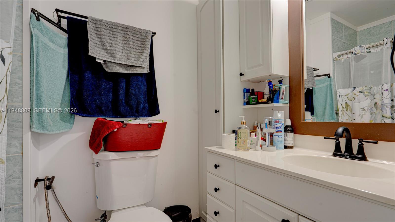 6815 Southwest 134th Court Miami, FL 33183 - Photo 30 of 53 a bathroom with a sink and a mirror