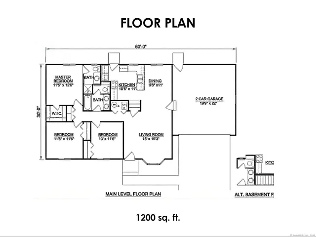a picture of a floor plan