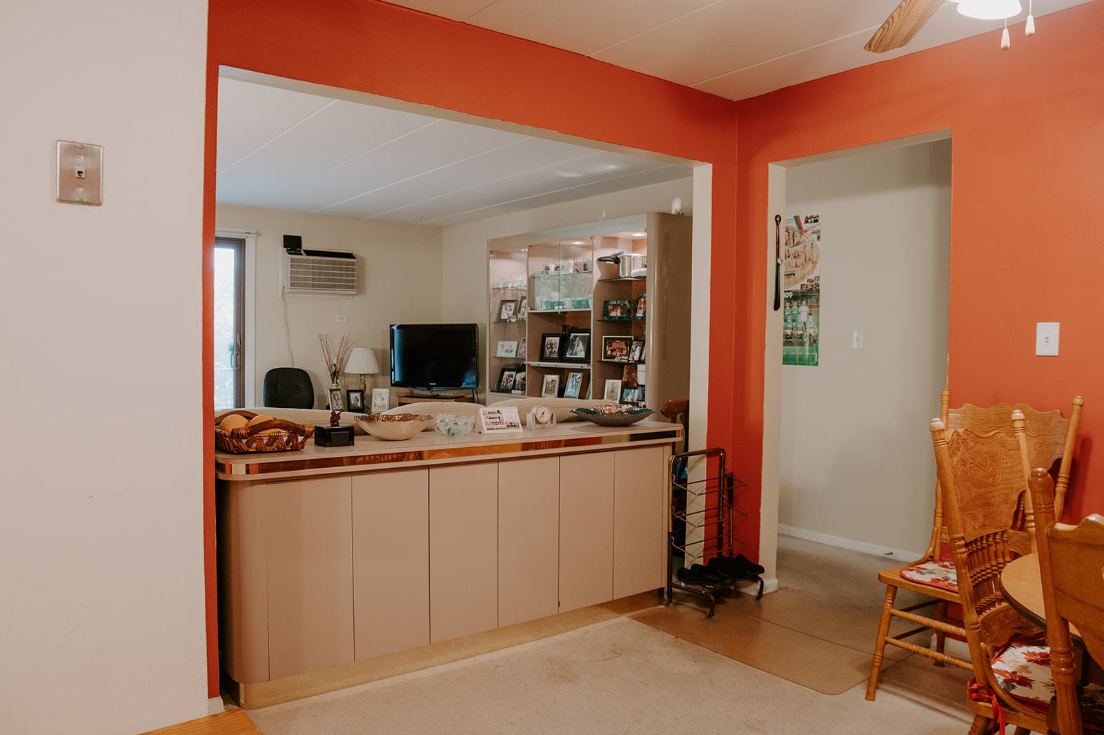1220 South Lorraine Road, Unit 2C Wheaton, IL 60189 - Photo 9 of 14 a view of a kitchen with kitchen island a sink a stove and a refrigerator