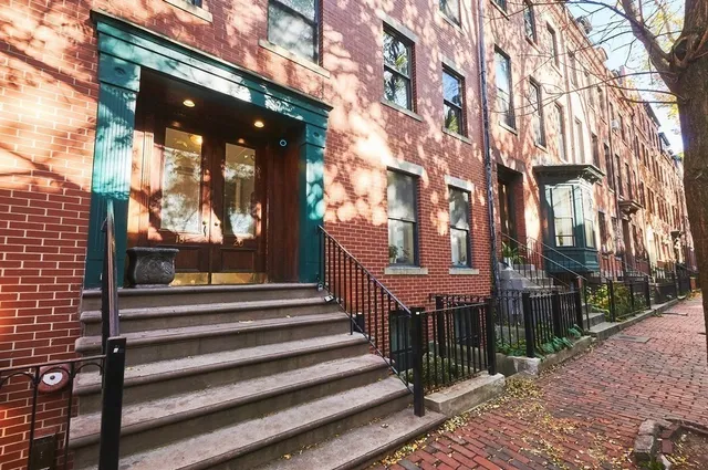 a view of a building with a outdoor space