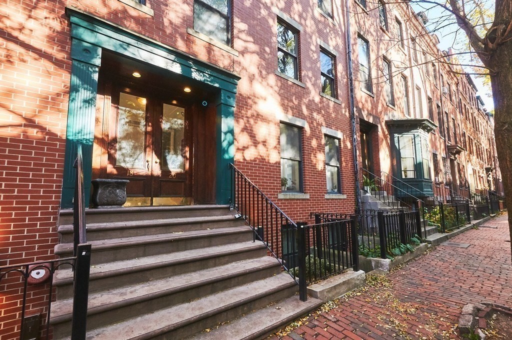 a view of a building with a outdoor space
