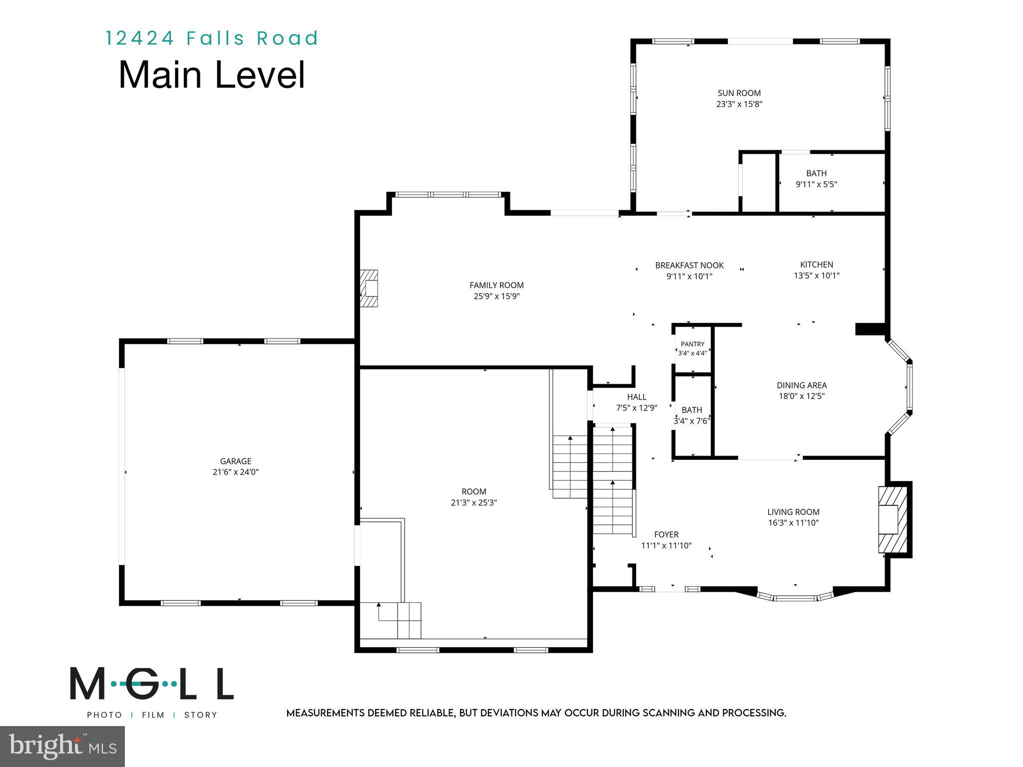 12424 Falls Road Cockeysville, MD 21030 - Photo 75 of 77 Floor Plan