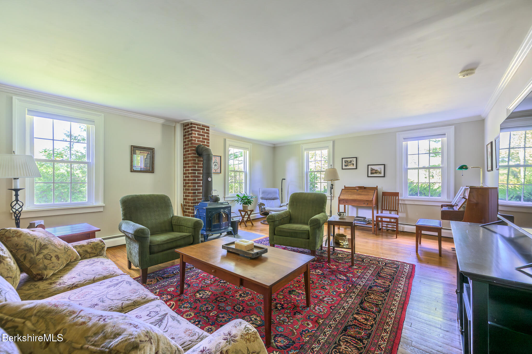 51 Albany Road West Stockbridge, MA 01266 - Photo 11 of 58 a living room with furniture and a window