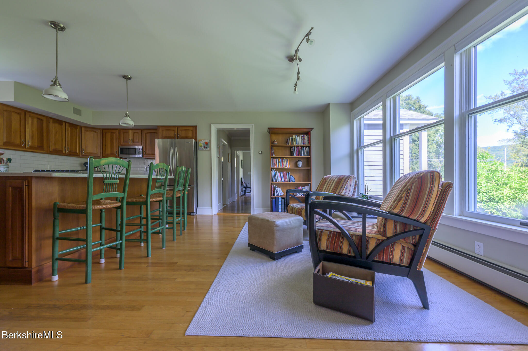 51 Albany Road West Stockbridge, MA 01266 - Photo 13 of 58 a view of a livingroom with furniture window and wooden floor