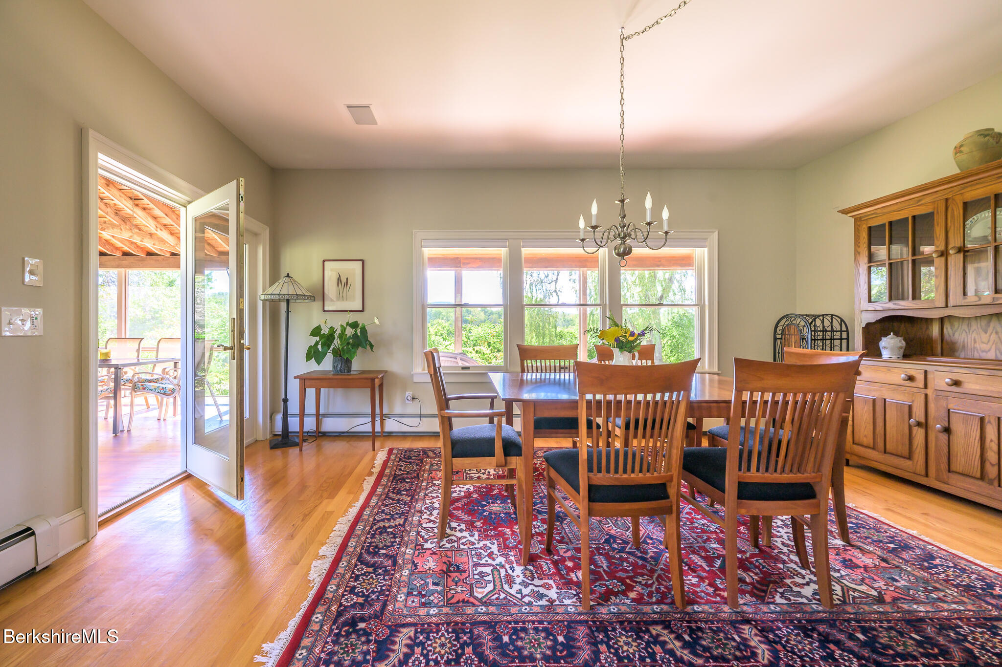51 Albany Road West Stockbridge, MA 01266 - Photo 21 of 58 a living room with furniture and a wooden floor