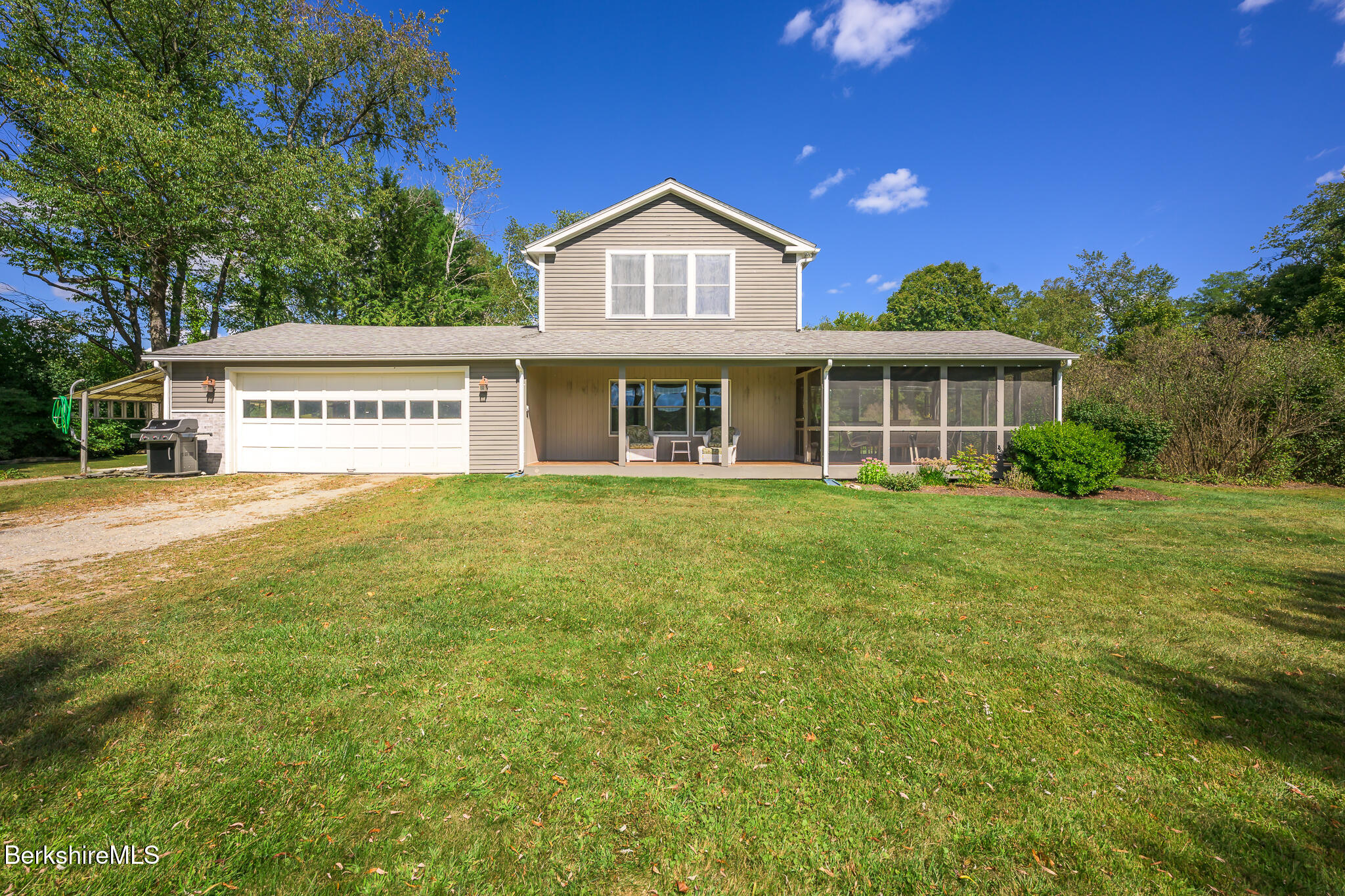 51 Albany Road West Stockbridge, MA 01266 - Photo 47 of 58 a front view of a house with garden