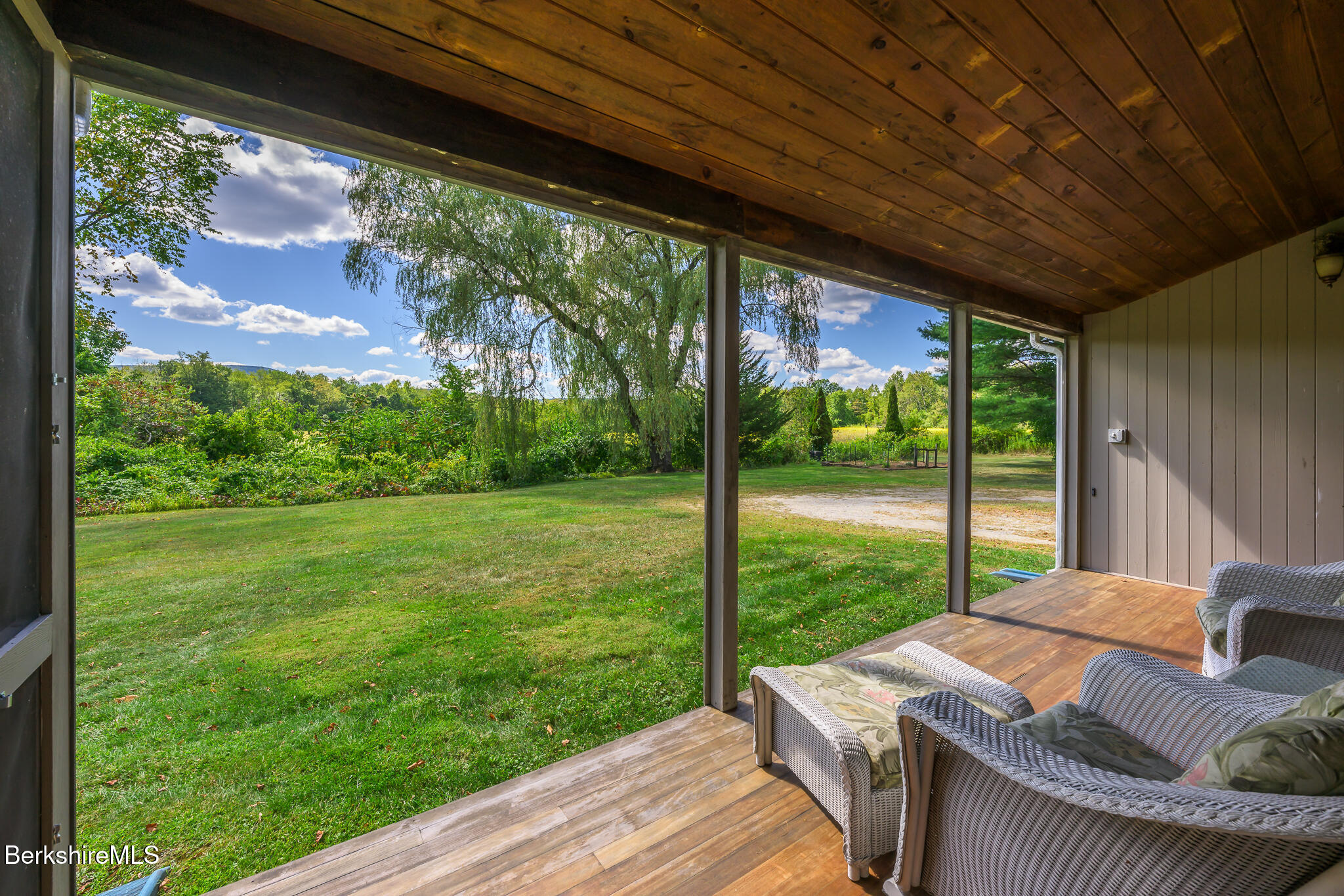 51 Albany Road West Stockbridge, MA 01266 - Photo 48 of 58 a view of a porch with furniture and garden