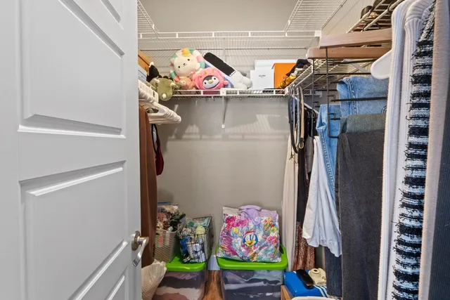 a view of storage and utility room