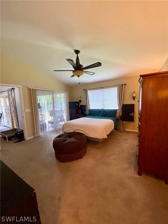 8293 Bahamas Road Fort Myers, FL 33967 - Photo 8 of 22 a bedroom with a bed and a couch