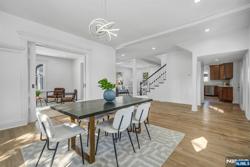 60 Stanley Road South Orange, NJ 07079 - Photo 7 of 40 a view of a dining room with furniture and wooden floor