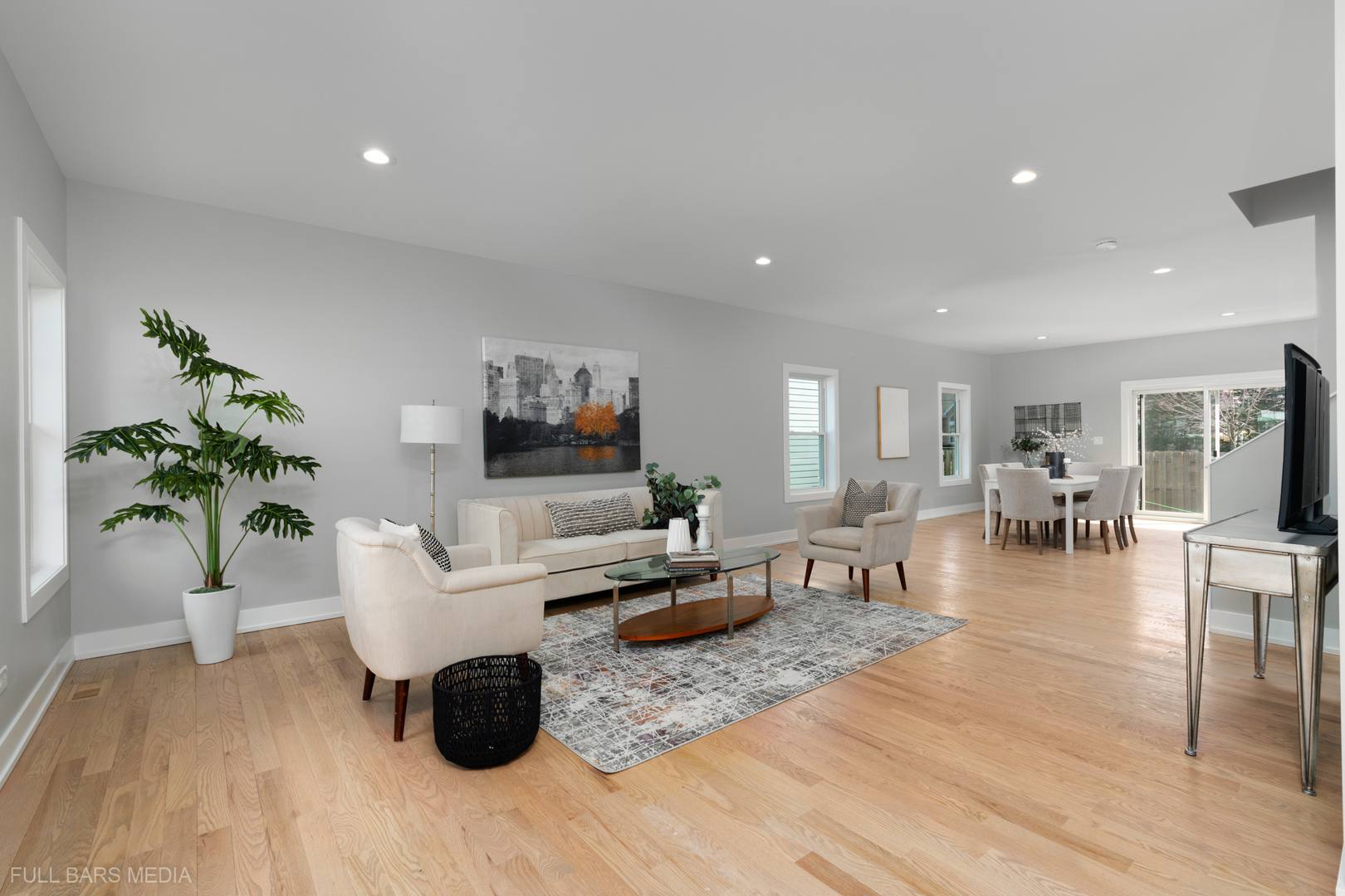 4019 Faith Lane St. Charles, IL 60174 - Photo 2 of 38 a living room with furniture and a wooden floor