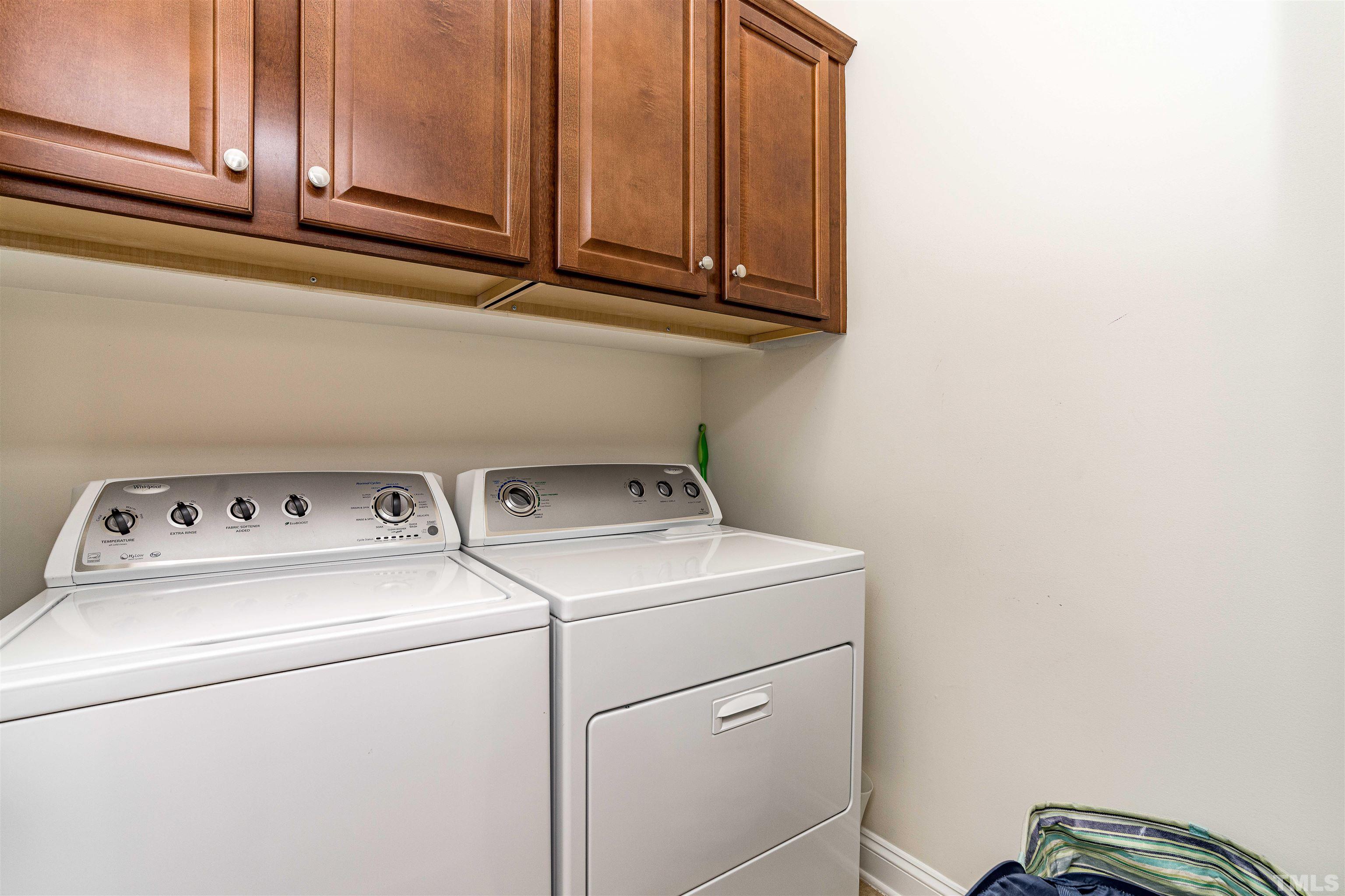 4020 Periwinkle Blue Lane Raleigh, NC 27612 - Photo 22 of 40 a utility room with dryer and washer