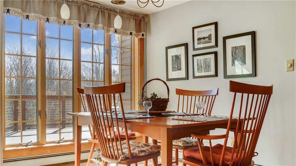711 Hanson Ridge Road Springvale, ME 04083 - Photo 11 of 19 Dining area overlooking spacious...