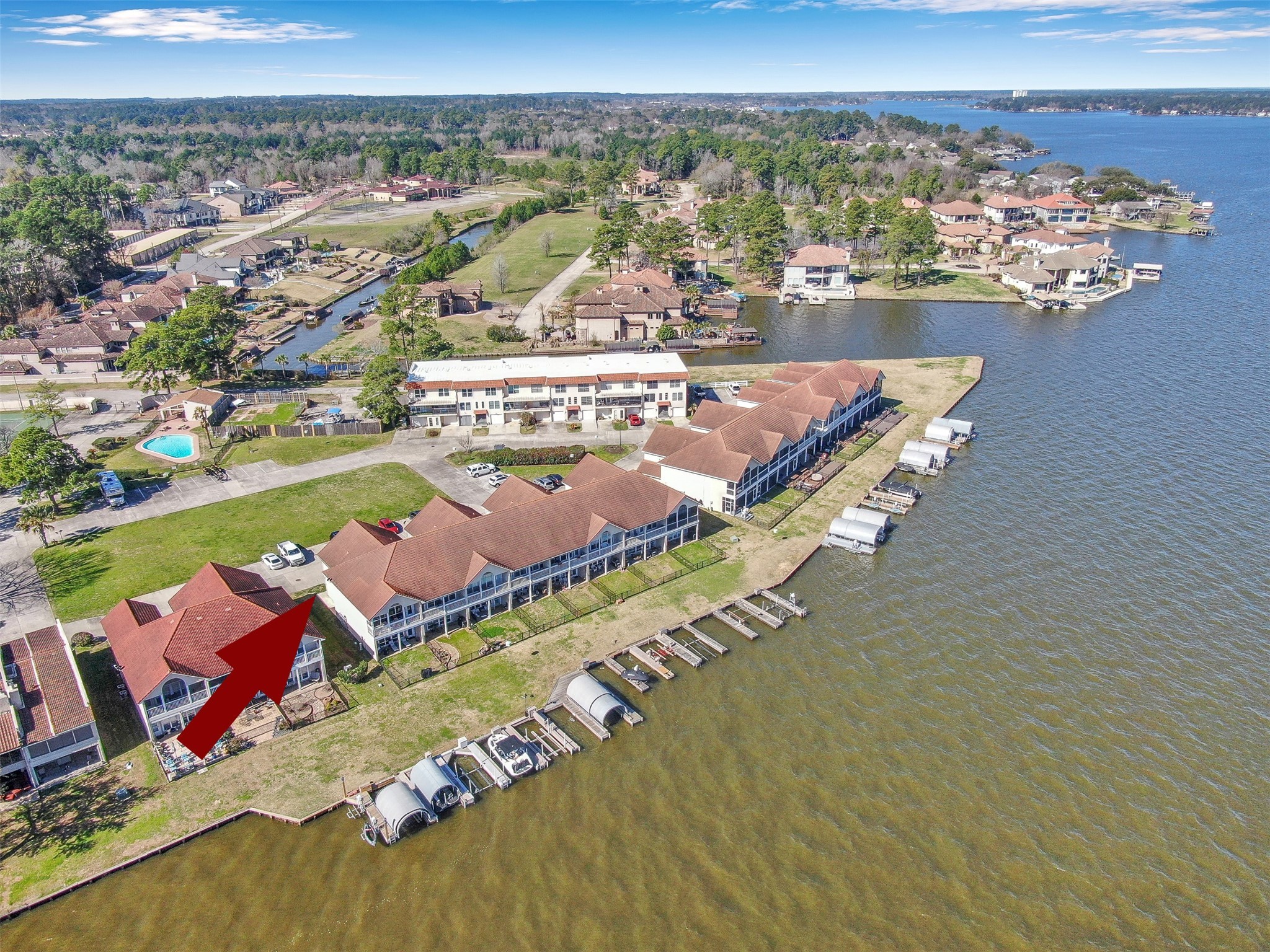 15 Regency Point Conroe, TX 77356 - Photo 28 of 32 an aerial view of a city